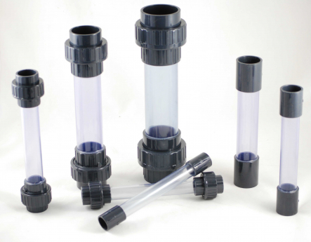 PVC Schauglas - Schlauglas aus transparentem Rohr